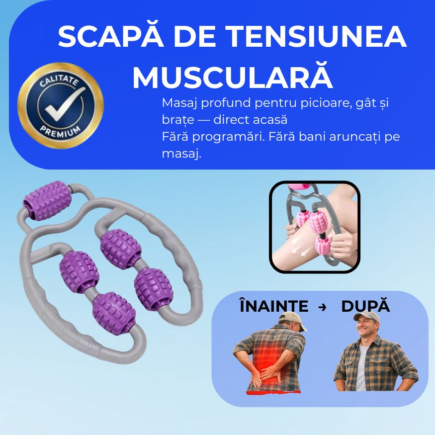 RollFlex™ – Roller Masaj Muscular