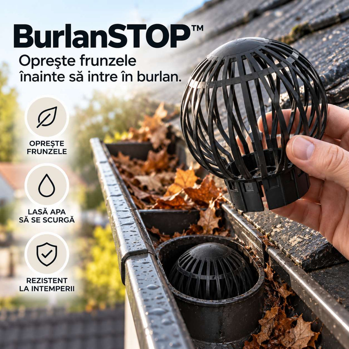 Filtru Pentru Frunze În Burlan BurlanSTOP™