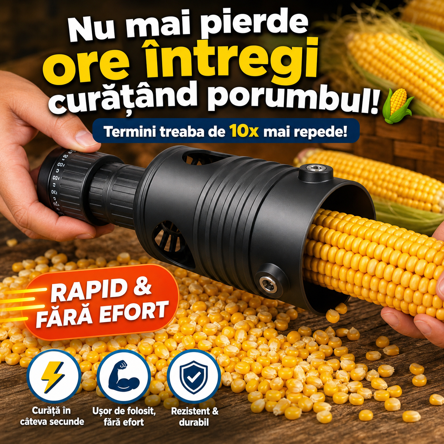Curățător Automat de Porumb- CornClean™