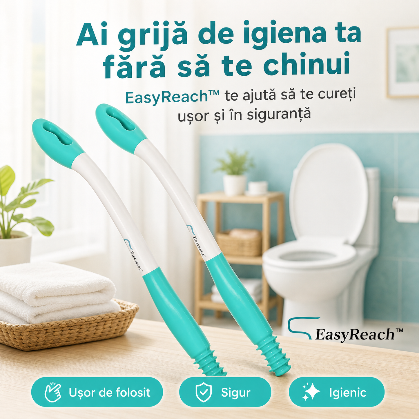 Ajutor Igienic Toaletă- EasyReach™