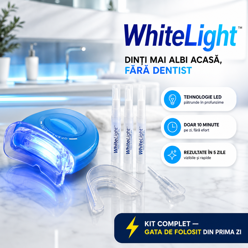 Albire Dentară – WhiteLight™