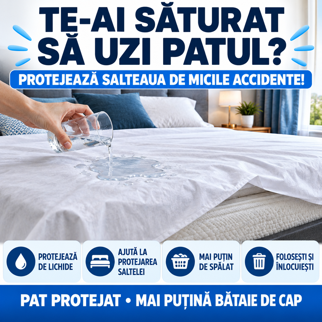 Cearșaf Impermeabil Pentru Pat ProtecPat™