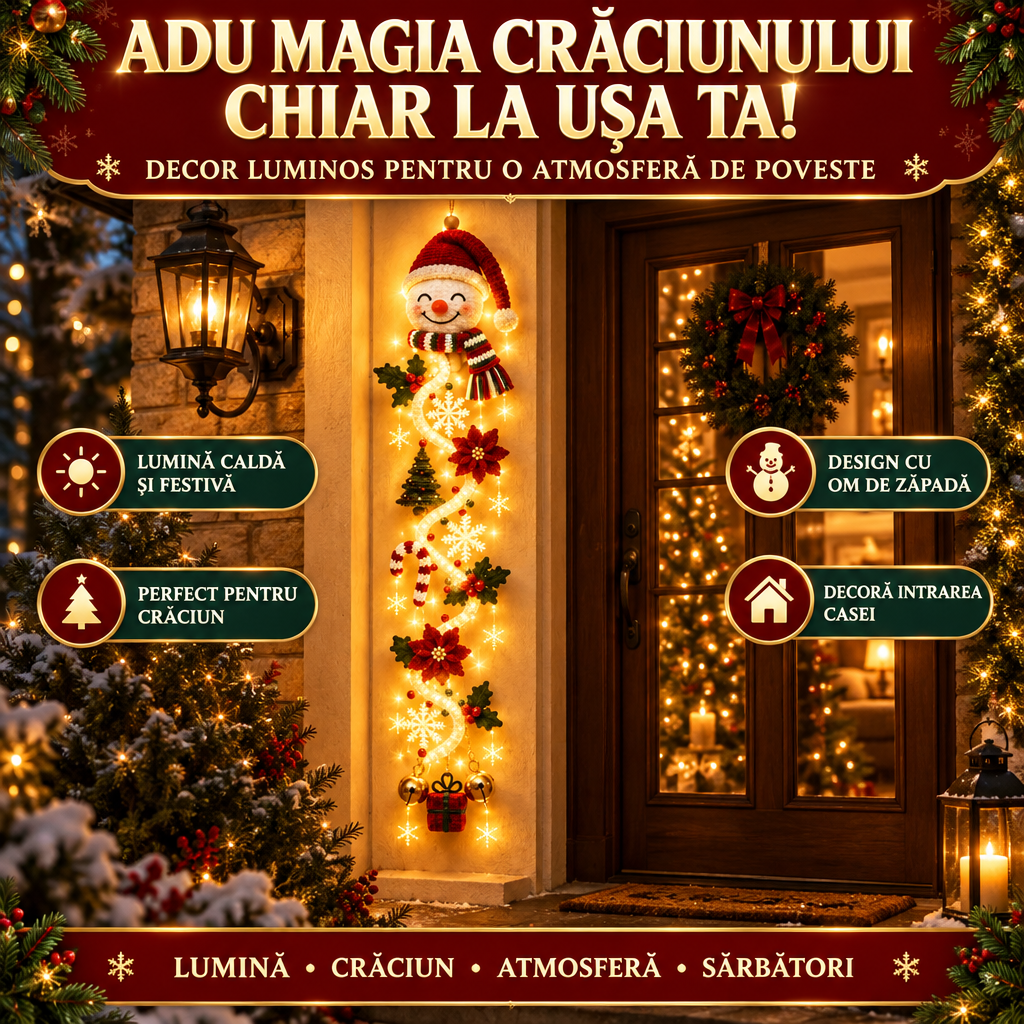 Decorațiune Luminoasă de Crăciun NoelGlow™
