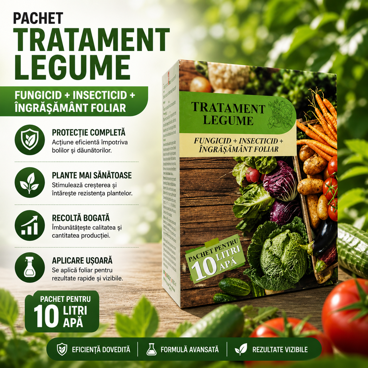 Pachet Protecție Legume - SanaGrow™