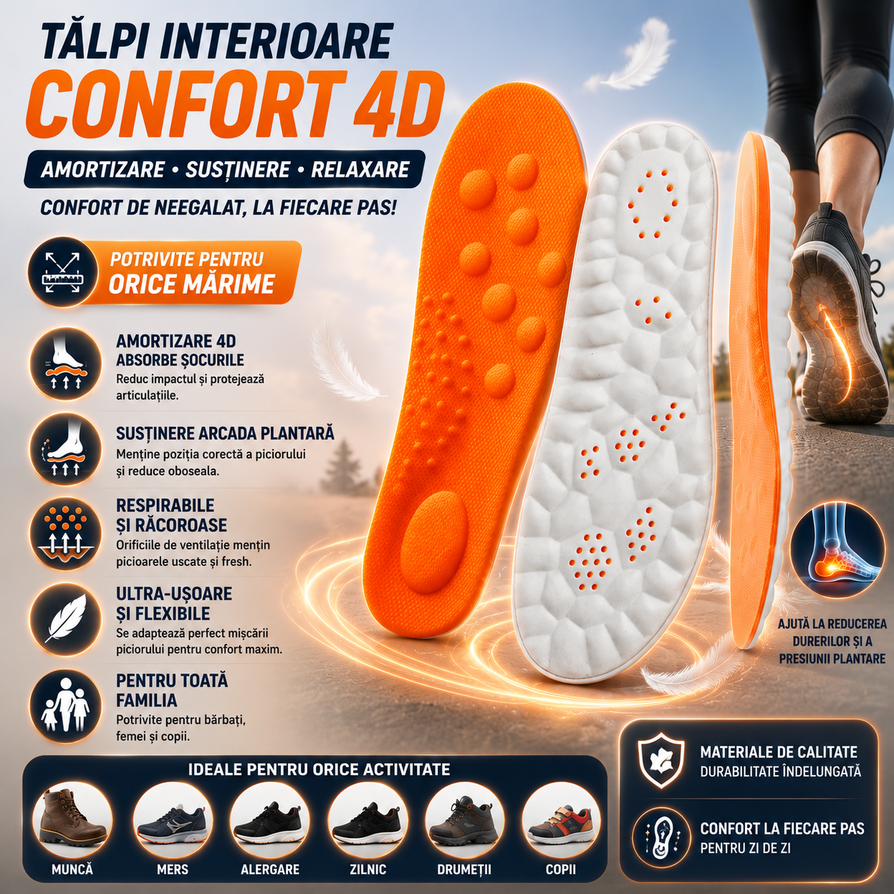 Talpici Ortopedice ComfortStep™