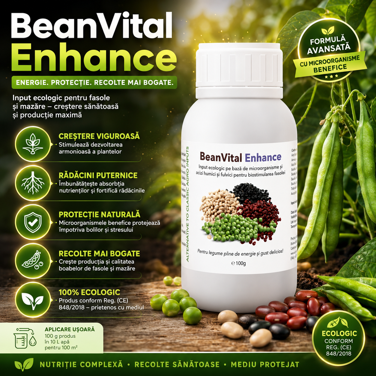 Îngrășământ Natural Pentru Fasole BeanVital™