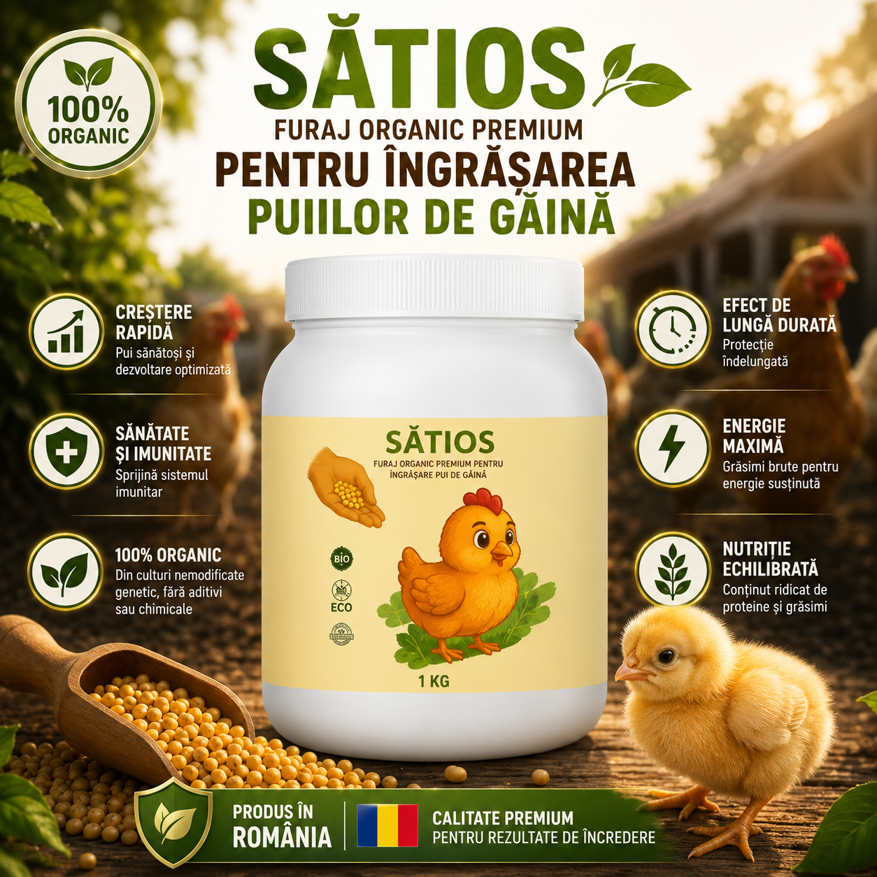 Furajul Pentru Pui - BigChick™
