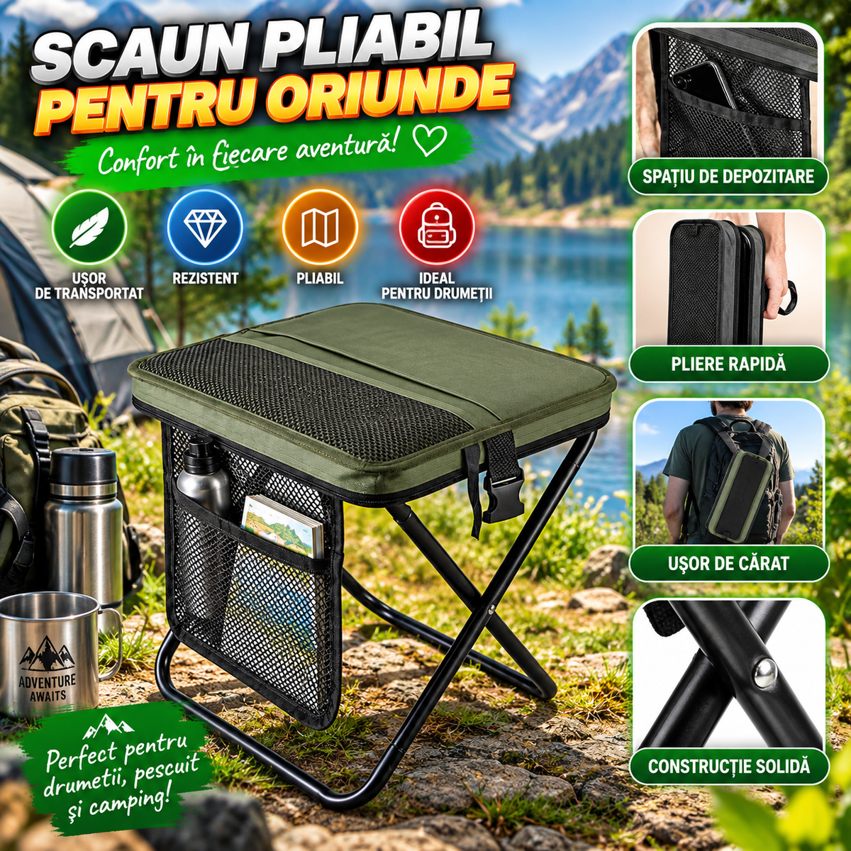 Scaun Pliabil TravelSeat™