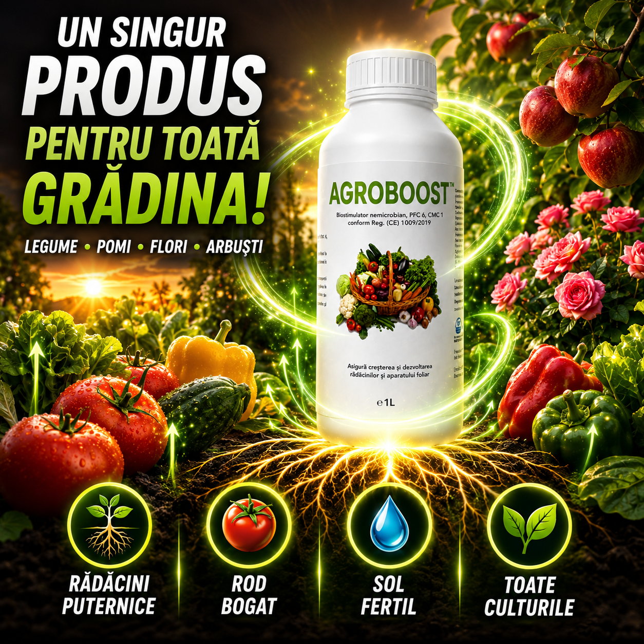 1L Secretul Plantelor Puternice Și Al Recoltelor Bogate - AgroBoost™