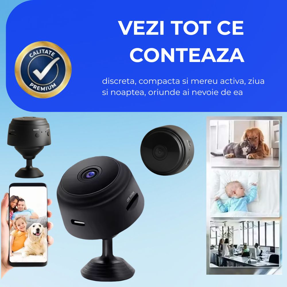 MiniSpy™ – Camera Miniatura de Supraveghere