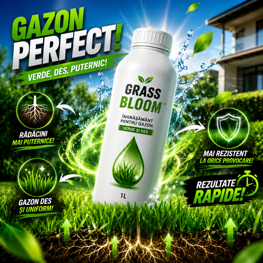 Îngrășământ Pentru Gazon Verde Și Des – GrassBloom™