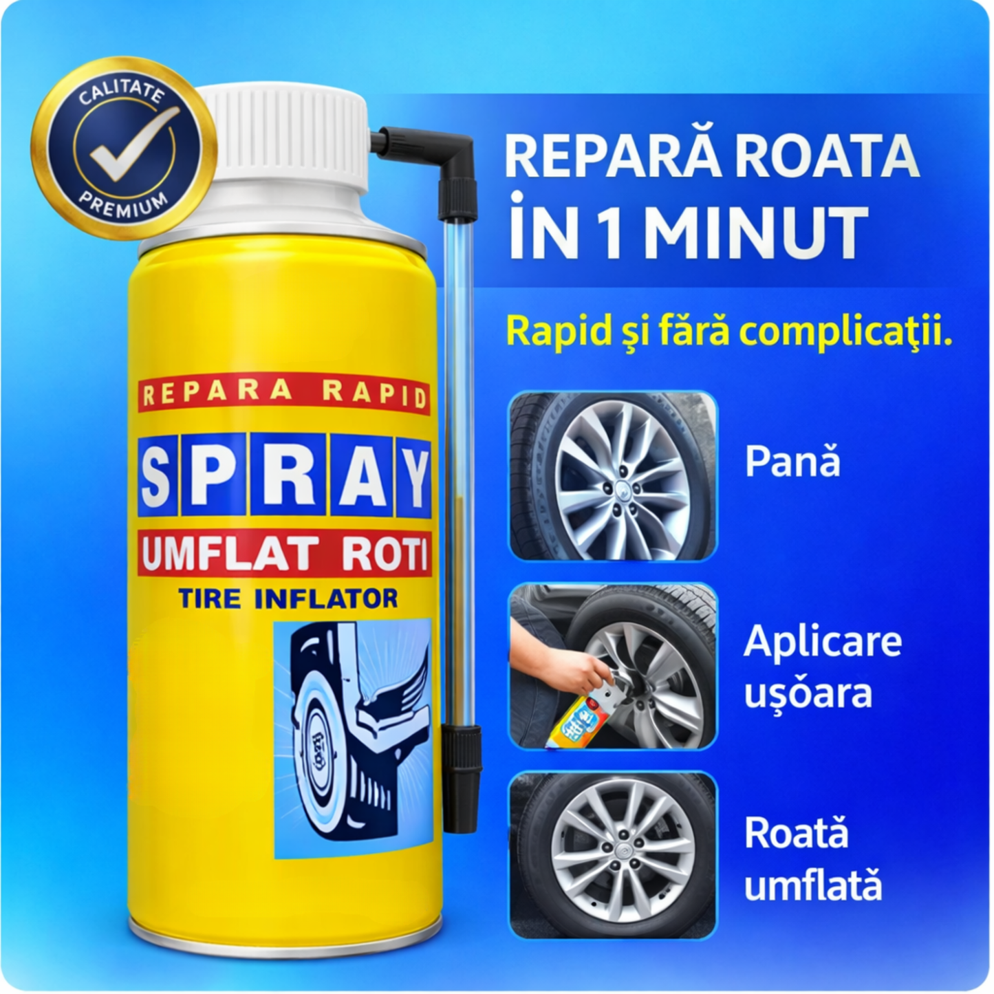 Spray pentru pană auto - PanaStop™