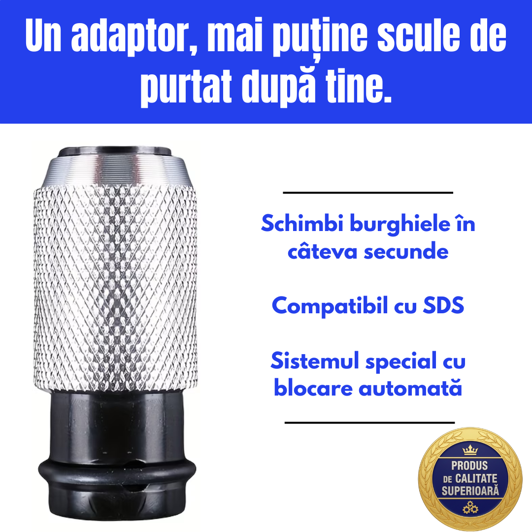 Adaptor cheie impact 1/2″ SDS