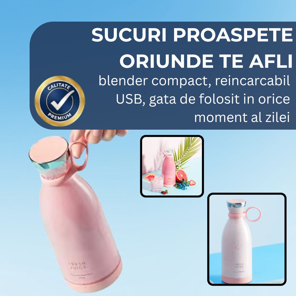 BlendGo™ – Blender Portabil Wireless
