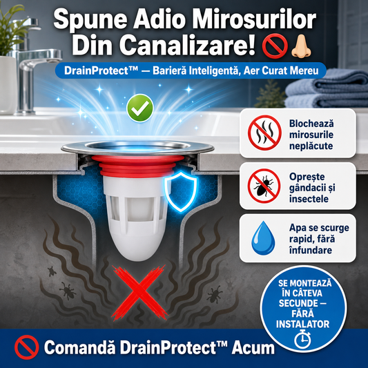 Supapă Anti-Miros Și Anti-Insecte DrainProtect™
