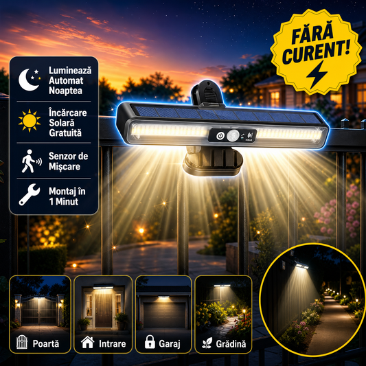 Lampă Solară Cu Senzor LumiSol™