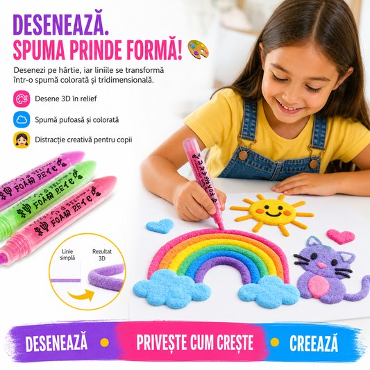 Cariocă 3D Pufoasă – PopPen™