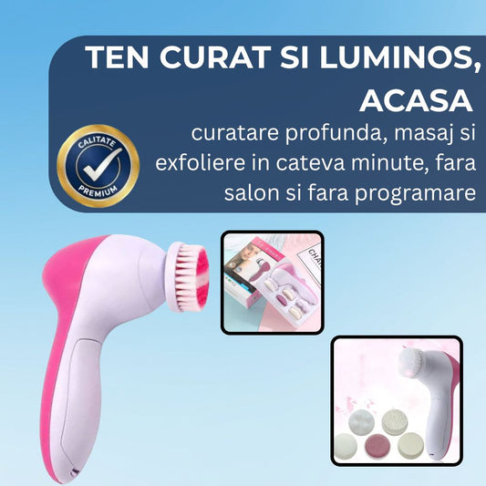GlowMasaj™-Aparat Masaj si Curatare Faciala