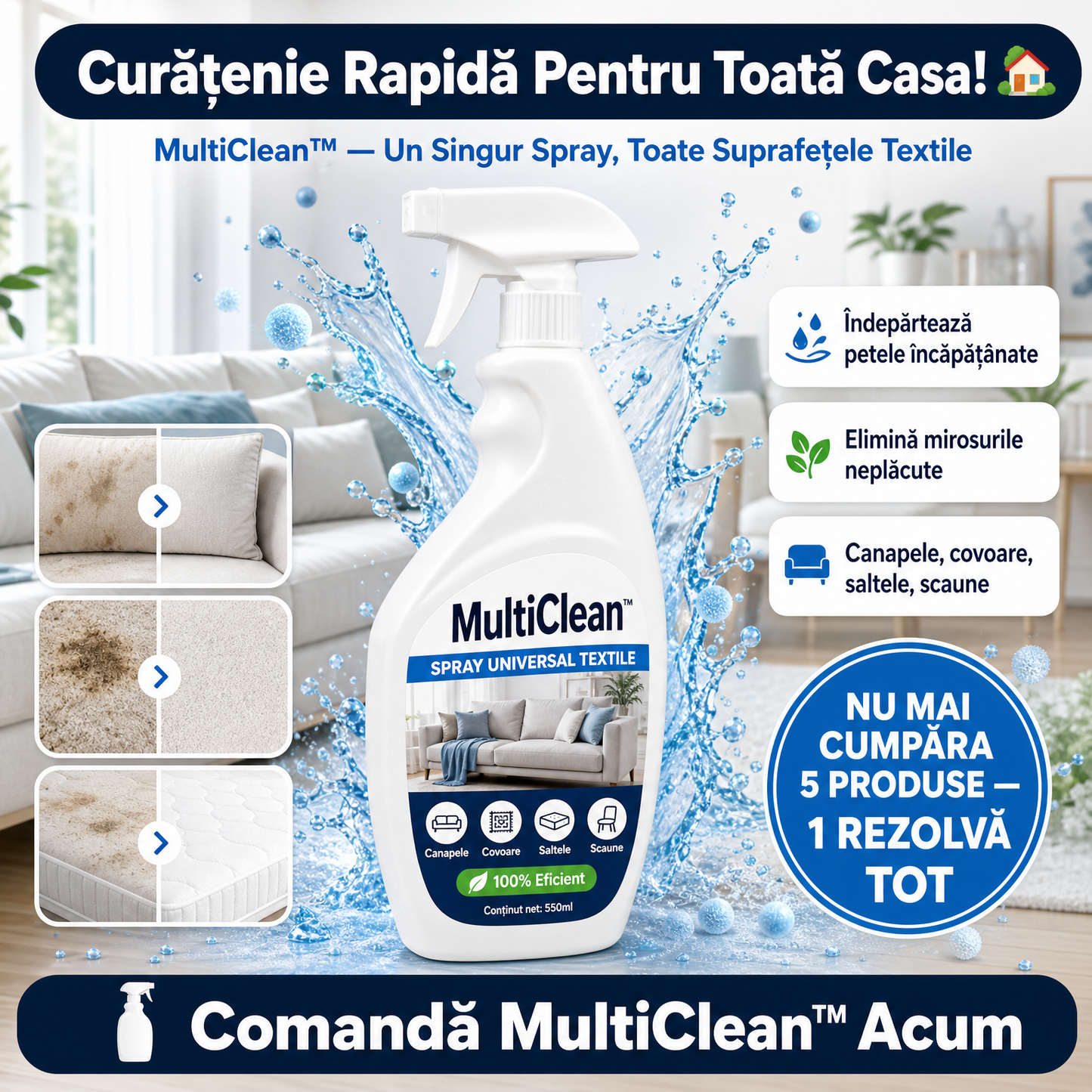 Spray Profesional Pentru Curățare MultiClean™