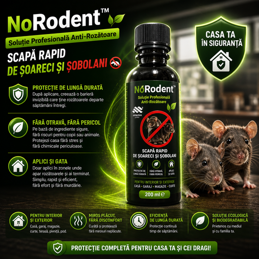 Soluție Profesională Anti-Rozătoare- NoRodent™