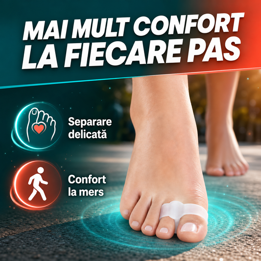 Separator Din Silicon Pentru Degete ToeComfort™